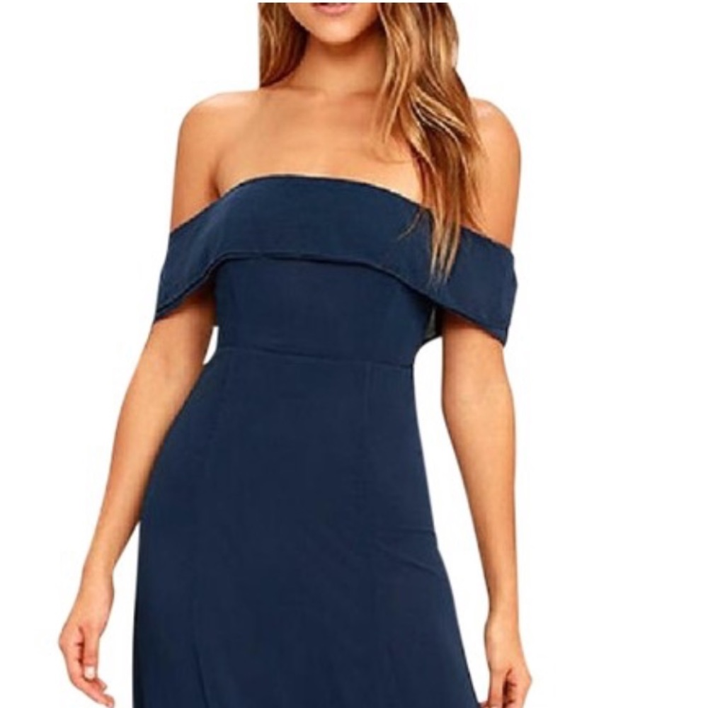 Navy Long Formal Dress